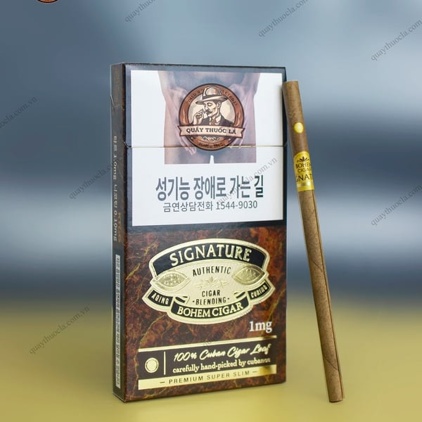 Thuốc Lá Bohem Cigar Signature 1mg