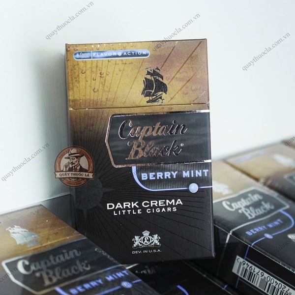 Captain Black Dark Crema Berry Mint (Điếu To)