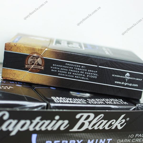 Captain Black Dark Crema Berry Mint (Điếu To)