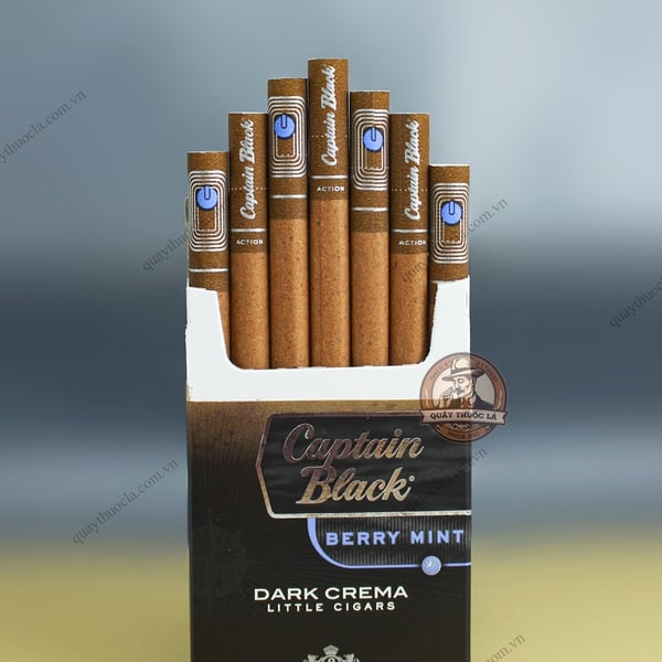 Captain Black Dark Crema Berry Mint (Điếu To)