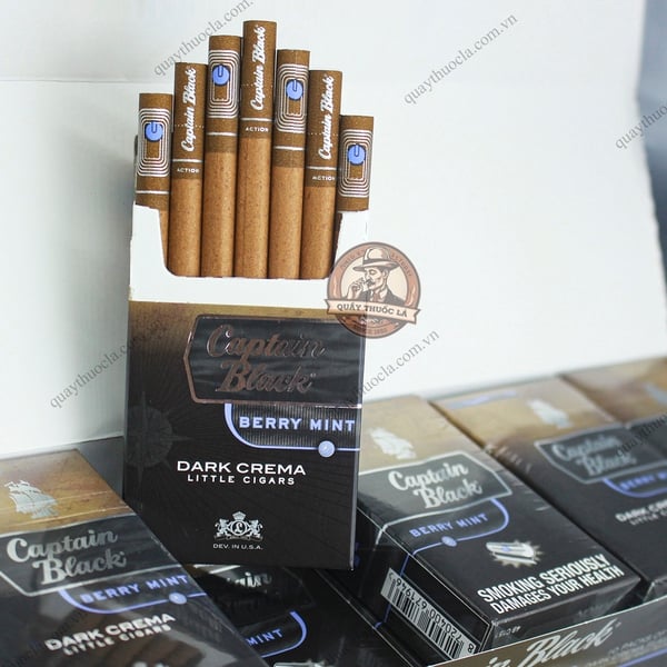 Captain Black Dark Crema Berry Mint (Điếu To)