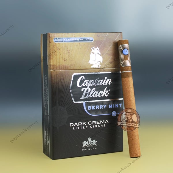 Captain Black Dark Crema Berry Mint (Điếu To)