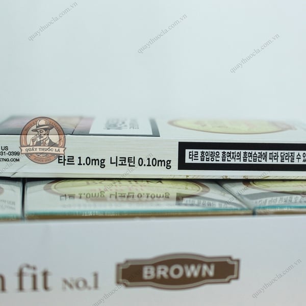 Thuốc Lá Bohem Cigar Slim Fit No.1 BROWN (Duty Free)
