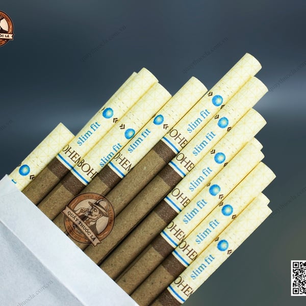 Thuốc Lá Bohem Cigar Slim Fit No.1 BROWN (Duty Free)