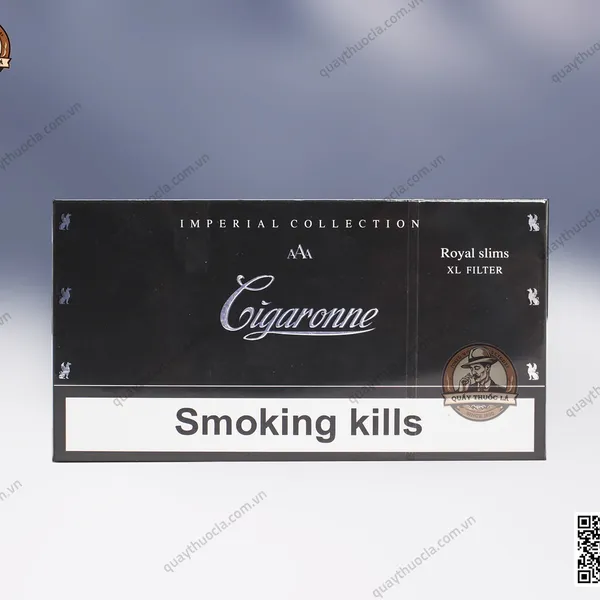 Cigaronne Royal Slims XL Filter Black 