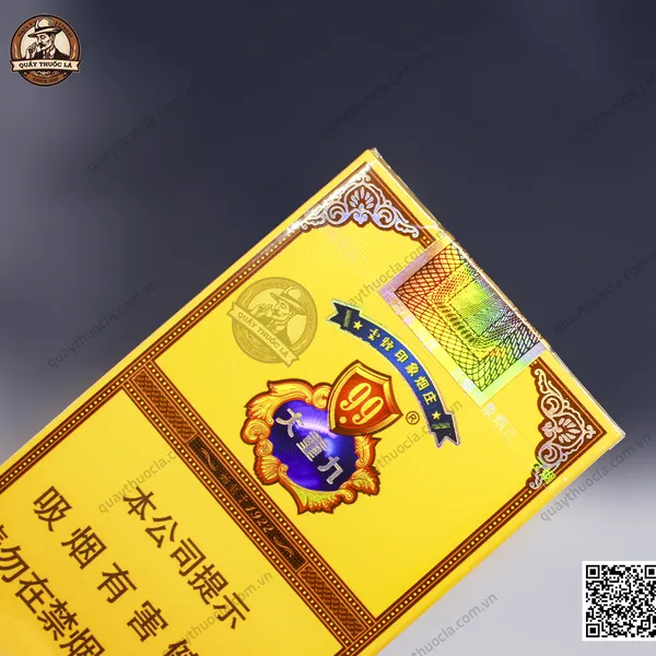 Thuốc lá Cửu Trùng Cửu 99 Điếu Lớn (Hộp Gỗ Cao Cấp) 