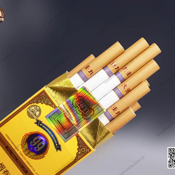 Thuốc lá Cửu Trùng Cửu 99 Điếu Lớn (Hộp Gỗ Cao Cấp) 