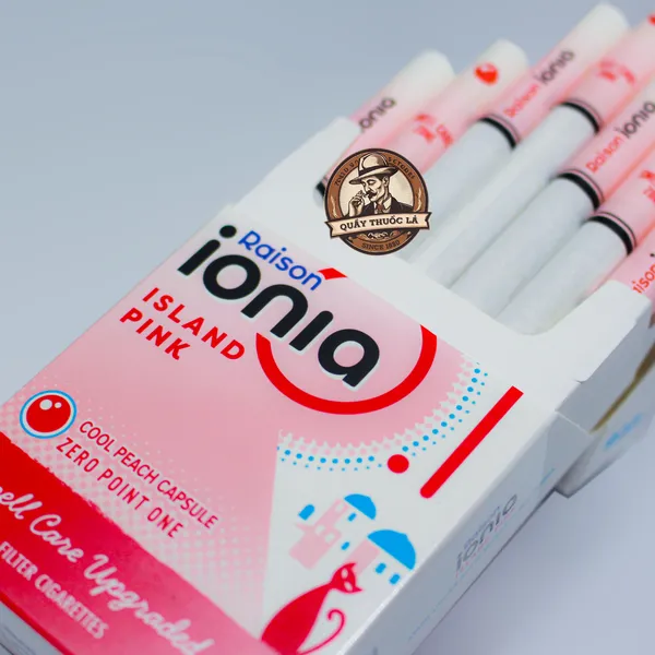 Thuốc Lá Raison Ionia Island Pink ( Đào )