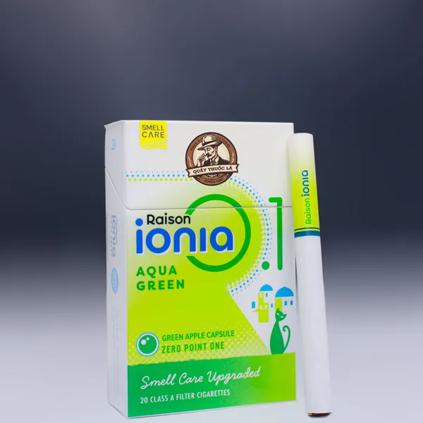 Thuốc Lá Raison Ionia Aqua Green ( Táo Xanh )