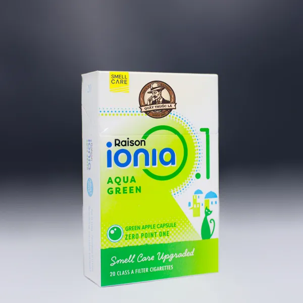 Thuốc Lá Raison Ionia Aqua Green ( Táo Xanh )