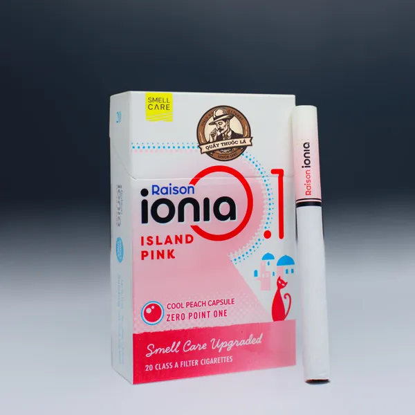 Thuốc Lá Raison Ionia Island Pink ( Đào )