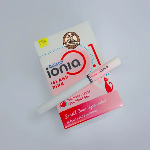 Thuốc Lá Raison Ionia Island Pink ( Đào )