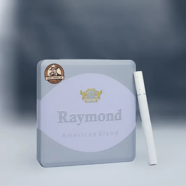 Thuốc Lá Raymond American Blend ( Hộp Sắt Bạc )