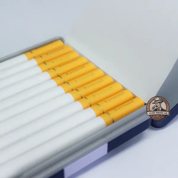 Thuốc Lá Raymond Virginia ( Hộp Sắt Xanh )