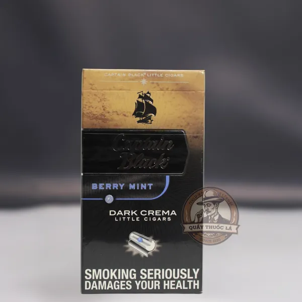 Captani Black Crema Berry Mint Slim (Trái Cây Bạc Hà) 