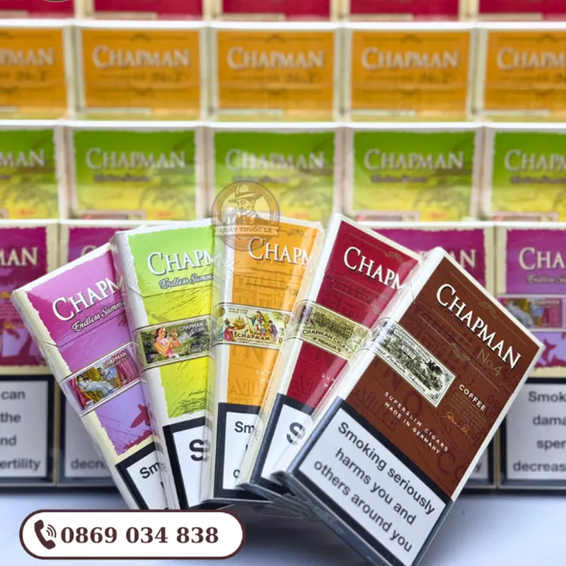 Set Combo 5 Loại Thuốc Lá Chapman