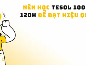 Tesol 100h và 120h khác nhau như thế nào? So sánh