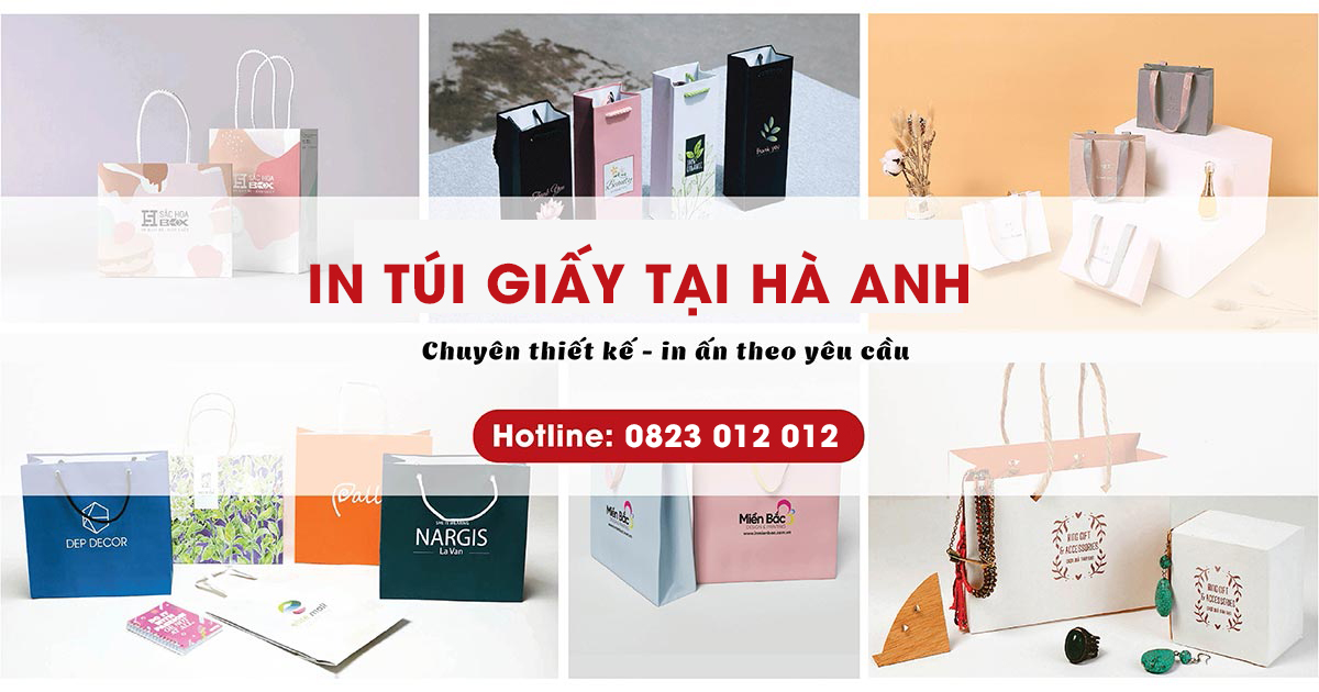 Dịch vụ thiết kế & in túi giấy theo yêu cầu, giá rẻ nhất Hà Anh Dịch vụ thiết kế & in túi giấy theo yêu cầu, giá rẻ nhất Hà Anh
