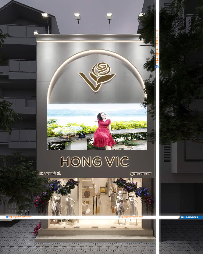 Thiế kế cửa hàng thời trang cao cấp tại Thái Bình Thiế kế cửa hàng thời trang cao cấp tại Thái Bình