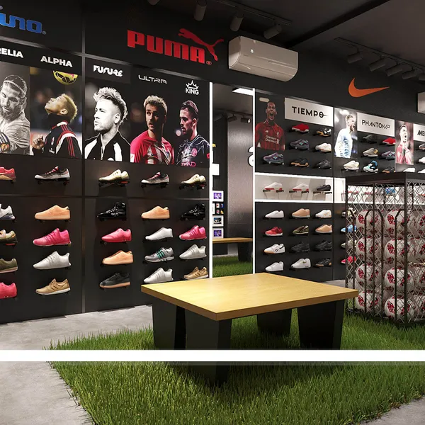 Thiết kế showroom giầy Nema