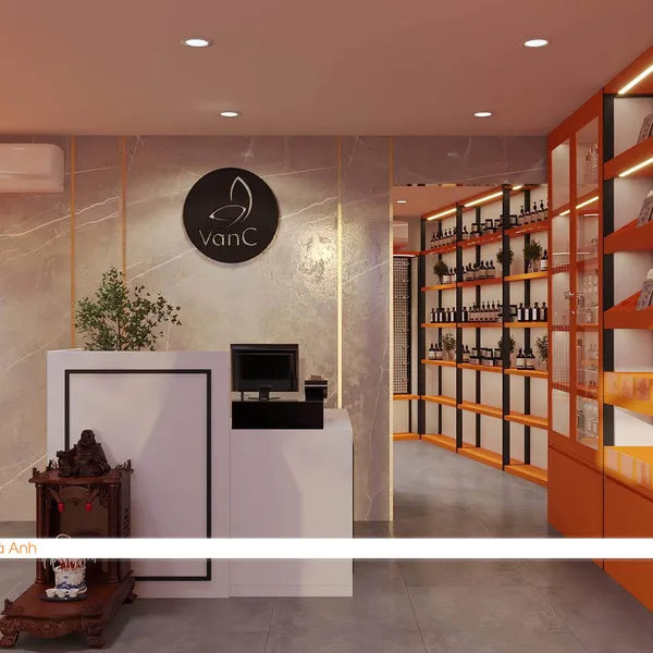 Thiết kế shop mỹ phẩm VanC Beauty & Skincare 