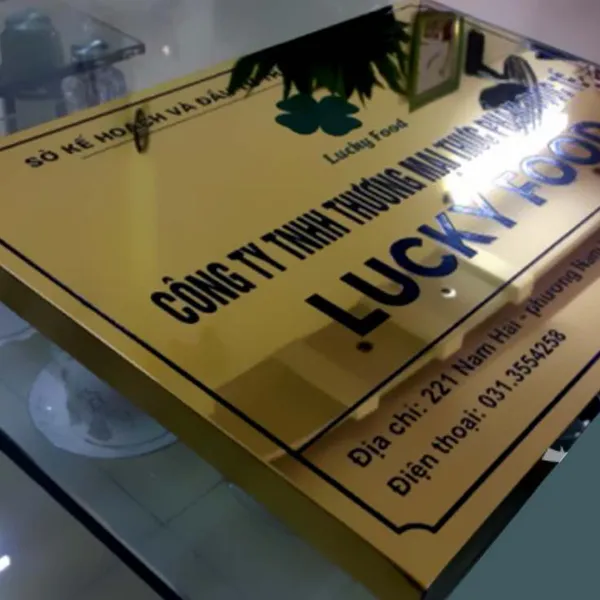 Biển Công Ty Bằng Đồng tại Thái Bình