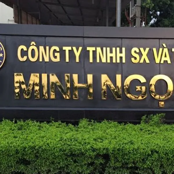 Biển Công Ty Bằng Đồng tại Thái Bình