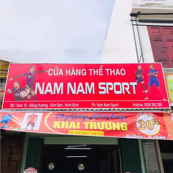 Bảng Hiệu Shop Thể Thao tại Thái Bình