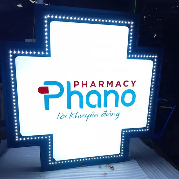 Bảng Hiệu Nhà Thuốc Tây Đạt GPP Đẹp Hút Mắt