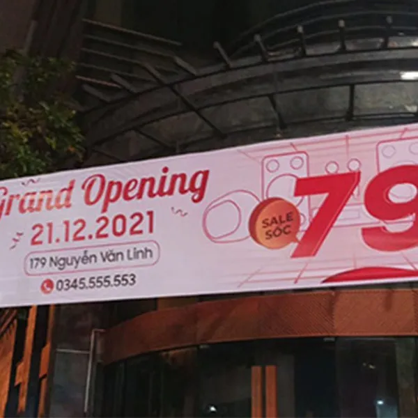 IN Băng Rôn Khai Trương - Giảm giá