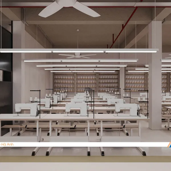 Thiết kế văn phòng may Phi Loan