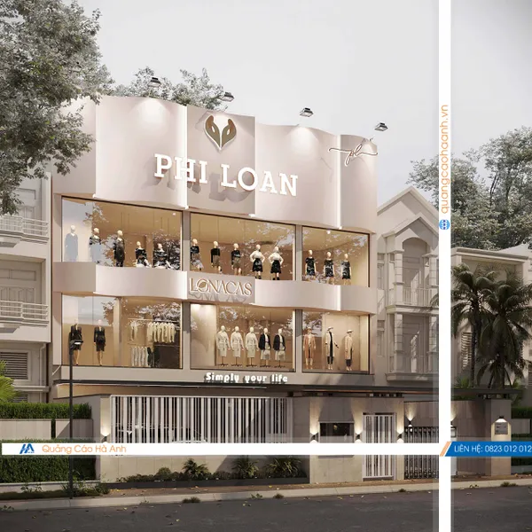 Thiết kế văn phòng may Phi Loan