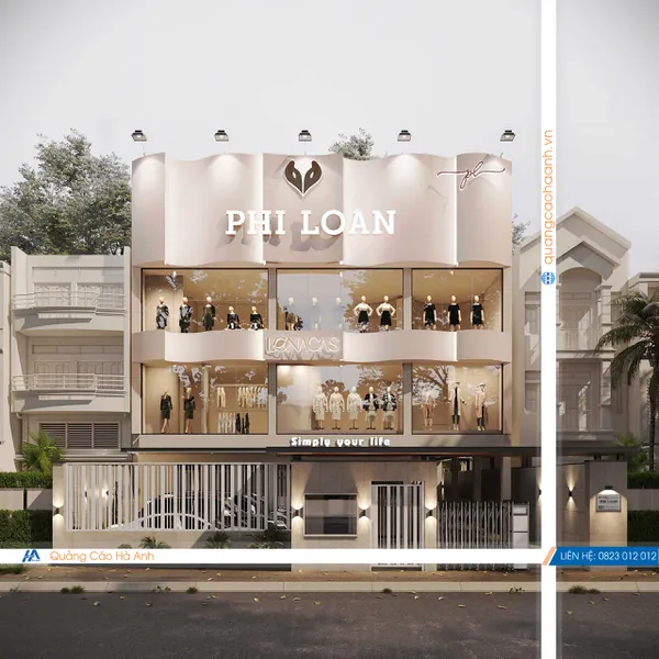 Thiết kế văn phòng may Phi Loan