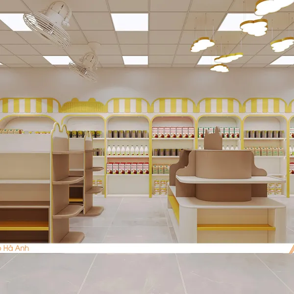 Thiết kế thi công Shop thời trang trẻ em Thịnh Baby