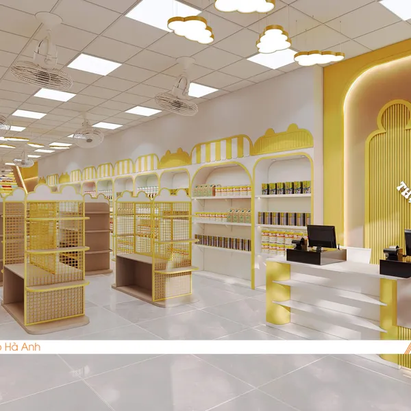 Thiết kế thi công Shop thời trang trẻ em Thịnh Baby