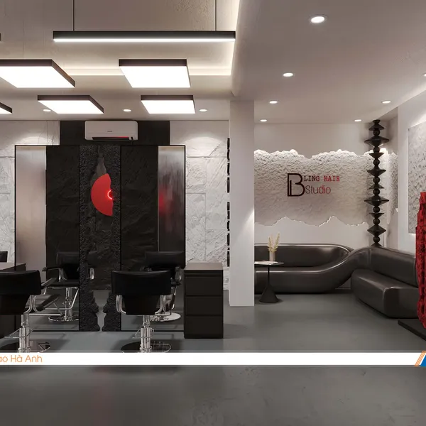 Thiết kế salon tóc Bling hair Studio