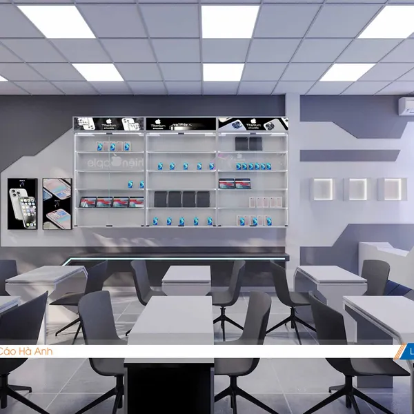 Thiết kế cửa hàng điện thoại Thiện apple