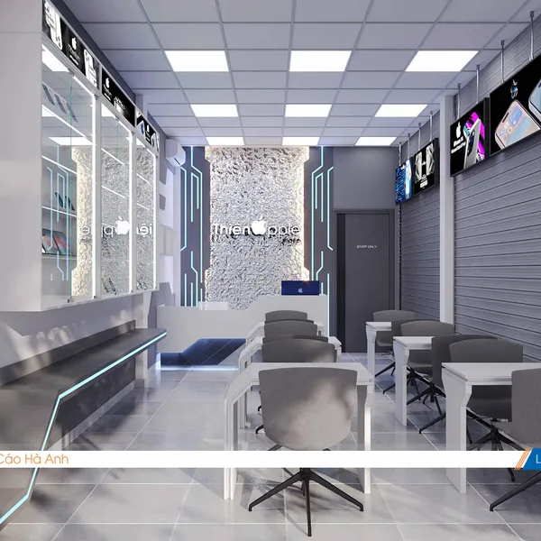 Thiết kế cửa hàng điện thoại Thiện apple