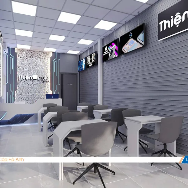 Thiết kế cửa hàng điện thoại Thiện apple