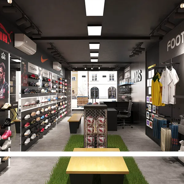 Thiết kế showroom giầy Nema