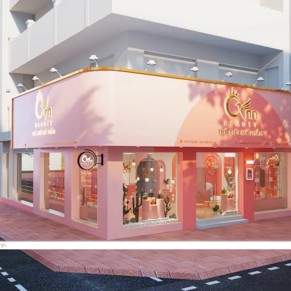 Thiết kế shop mỹ phẩm Cyn Beauty