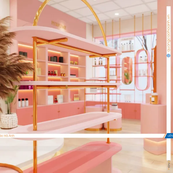 Thiết kế shop mỹ phẩm Cyn Beauty