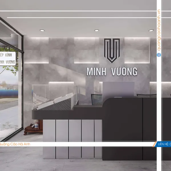 Thiết kế shop phụ kiện điện thoại Minh Vương 