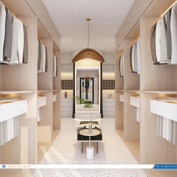 Thiết kế shop váy cưới Nguyễn Studio