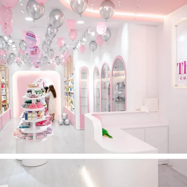 Thi công shop mỹ phẩm Thương Cosmetics