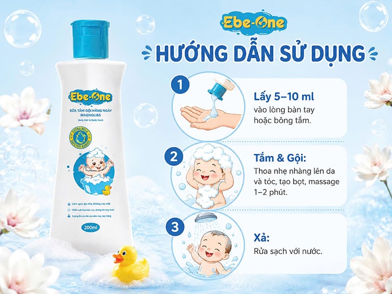 Hướng Dẫn Sử Dụng Sữa Tắm Gội Đúng Cách Hướng Dẫn Sử Dụng Sữa Tắm Gội Đúng Cách