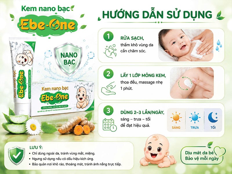 Hướng Dẫn Sử Dụng Kem Nano Bạc Đúng Cách Hướng Dẫn Sử Dụng Kem Nano Bạc Đúng Cách