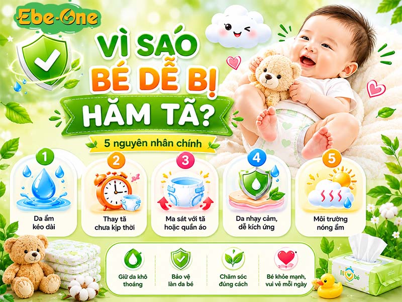 Vi Sao Bé Dễ Bị Hâm Tã Nguyên Nhân Chính Là Gì ? Vi Sao Bé Dễ Bị Hâm Tã Nguyên Nhân Chính Là Gì ?