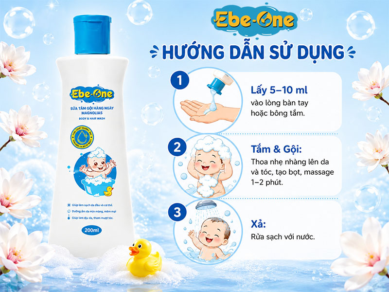 Hướng Dẫn Sử Dụng Sữa Tắm Gội Đúng Cách Hướng Dẫn Sử Dụng Sữa Tắm Gội Đúng Cách