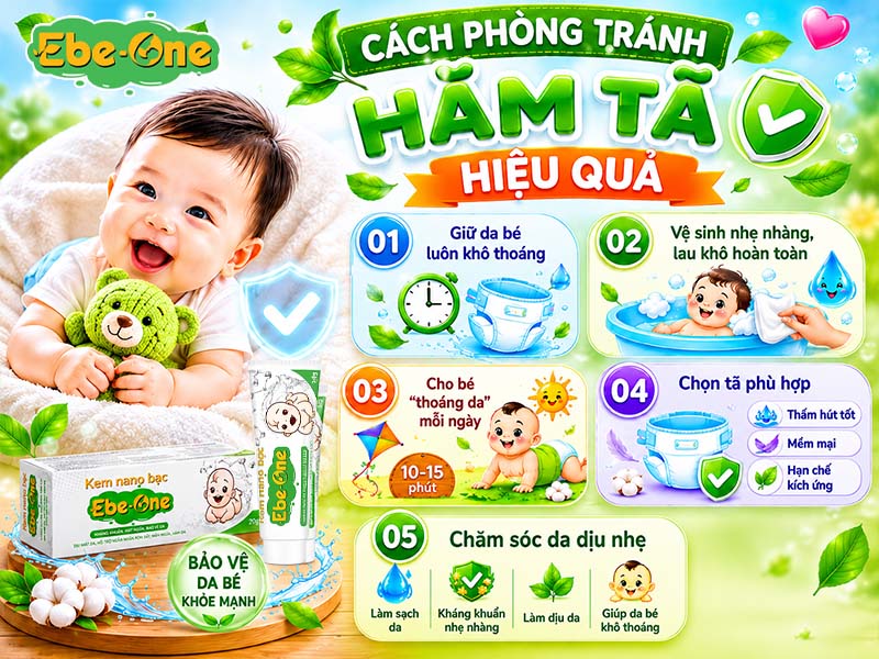 Cách Phòng Tránh Hăm Tã Hiệu Quả Cho Bé Cách Phòng Tránh Hăm Tã Hiệu Quả Cho Bé